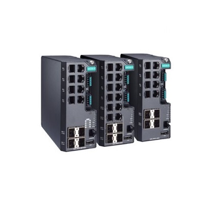 Bộ chuyển mạch Ethernet MOXA EDS-4012-4GC-HV cấp IP40