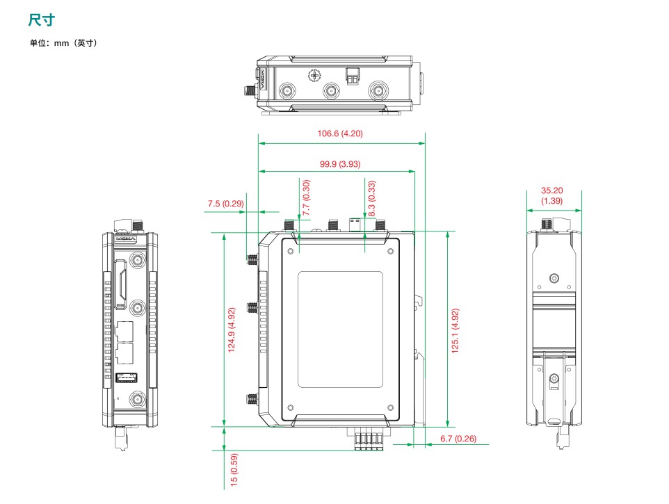 Cổng di động 5G cụ thể trong công nghiệp CCG-1520-T2