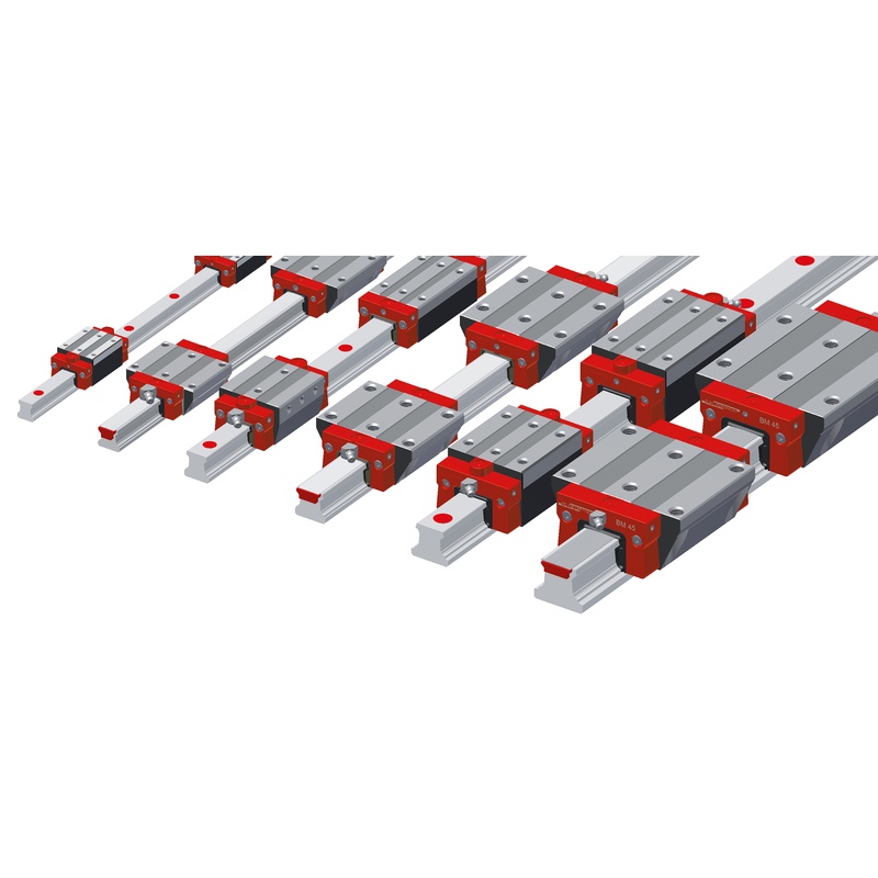 SCHNEEBERGER BM W 20-B-G2-V2 Thiết bị truyền động tuyến tính: Hồ sơ 20mm, tải 500N, ổ đĩa vít bóng